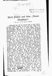 Adolf Pichler und seine "Neuen Marksteine"