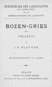 Bozen-Gries und Umgebung