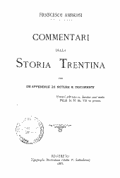 Commentari della storia trentina 