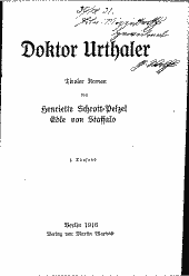 Doktor Urthaler 