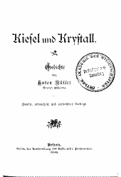 Kiesel und Krystall 