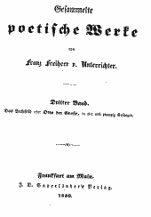 Das Lechfeld oder Otto der Große, in vier und zwanzig Gesängen