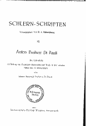 Anton Freiherr Di Pauli 