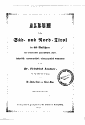 Album von Süd- und Nord-Tirol in 40 Ansichten 