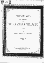 Bildercyklus aus dem Leben des Walter von der Vogelweide