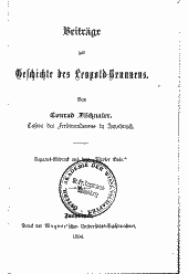 Beiträge zur Geschichte des Leopold-Brunnens