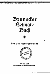 Brunecker Heimatbuch