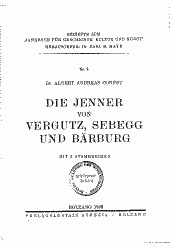 Die Jenner von Vergutz, Sebegg und Bärburg 