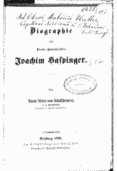 Biographie des Tiroler Heldenpriesters Joachim Haspinger