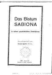 Das Bistum Sabiona in seiner geschichtlichen Entwicklung