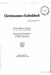 Christomannos-Gedenkbuch 