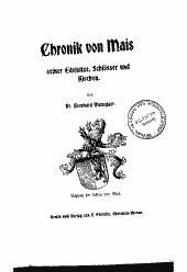 Chronik von Mais, seiner Edelsitze, Schlösser und Kirchen