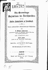 Die Eremitage Maximilians des Deutschmeisters bei den Patres Kapuzinern zu Innsbruck