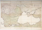 Kriegstheater oder Grenzkarte Österreichs, Russland und der Türkey