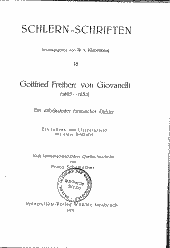Gottfried Freiherr von Giovanelli 