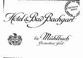 Hotel & Bad Bachgart bei Mühlbach, Pusterthal-Tirol