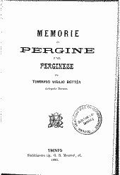 Memorie di Pergine e del Perginese