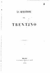 La questione del Trentino