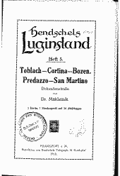Toblach, Cortina, Bozen, Predazzo, San Martino 